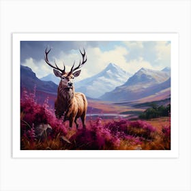 Stag 4 Art Print