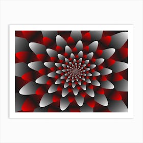 Beautiful Modern Flower Graphics Art Print