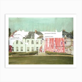 The Abstract House Dream · Im Inneren Art Print