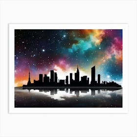 City Skyline 11 Art Print