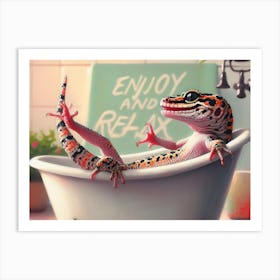 Enjoy And Relax Art Print