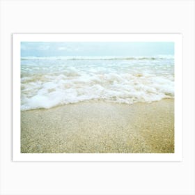 Sand And Waves Art Print