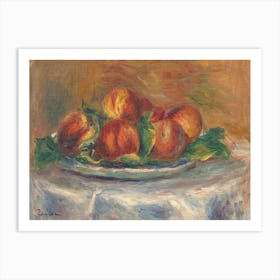 Peaches On A Plate (1902 1905), Pierre Auguste Renoir Art Print