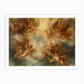 Contemporary Artwork Inspired By Peter Paul Rubens 4 Art Print