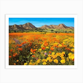 Namaqualand Flowers 3 40x30in 8640x6480px 18 Art Print