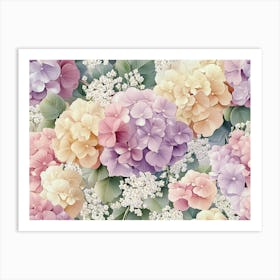 Hydrangeas Art Print