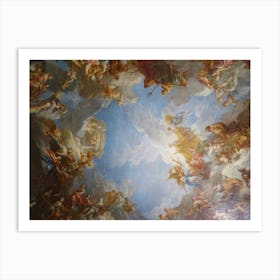 Ceiling Of The Palace Of Versailles Art Print