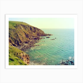 Devon coastal path Art Print