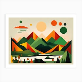 Abstract Landscape Art Print