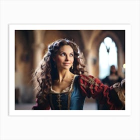 Lady In Renaissance Costume Art Print