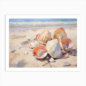 Shells On The Beach Art Print