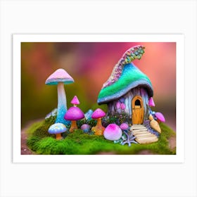 Mystic Moonbeam Meadow Art Print