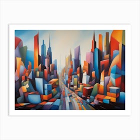 Cityscape 2 Art Print