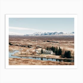 View Over Thingvellir National Park In Iceland Art Print
