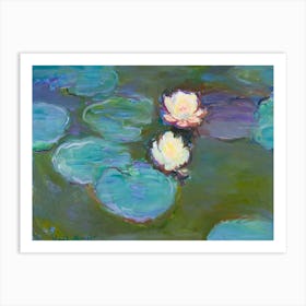 Nympheas (1897?1898), Claude Monet Art Print