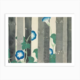 Morning Glories From Momoyogusa –Flowers Of A Hundred Generations (1909), Kamisaka Sekka Art Print