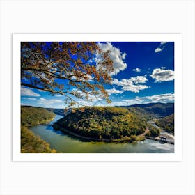 View Of The Rappahannock River Art Print