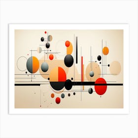 Abstract Circles 11 Art Print