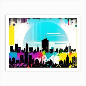 New York City Skyline 83 Art Print