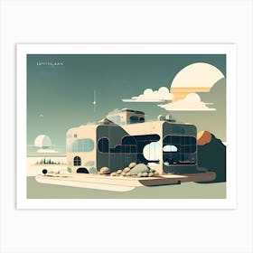 House In The Sky Art Print