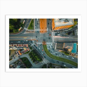 Captivating Heights: Italy City Aerial Wall Art Print Milano Art Print