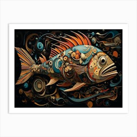 Fish Painting Art Print