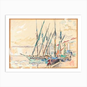 St. Tropez (1906), Paul Signac Art Print