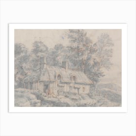 Cottage In Herefordshire, David Cox Art Print