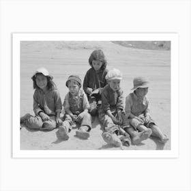 Spanish American Children, Penasco, New Mexico By Russell Lee 2 Art Print