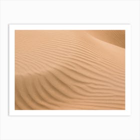 Pattern In The Sand Dunes Art Print