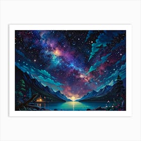 Milky Way 4 Art Print