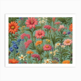 Wildflowers 1 Art Print