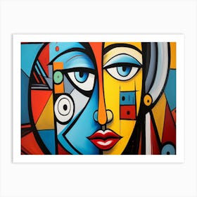 Abstract Of A Woman 6 Art Print