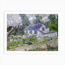 Houses At Auvers (1890), Vincent Van Gogh Art Print