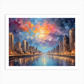 Chicago Skyline Art Print