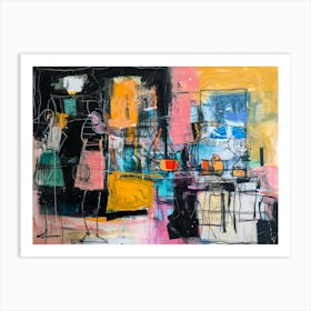 Abstract Painting 2140 Art Print