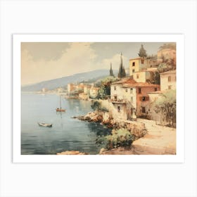 Italian Village Art Print