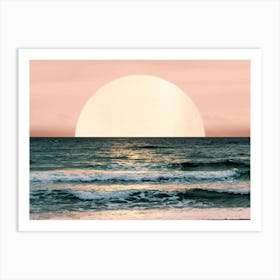 Summer Dreams- Ocean Beach Sunset Art Print