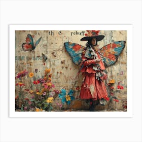 The Rebuff: Ornate Illusion in Contemporary Collage. Fairy Tale Art Print