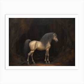 Black Horse 6 Art Print