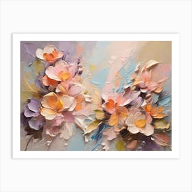 Abstract Flowers 19 Art Print