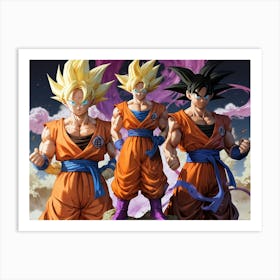 Dragon Ball Z 25 Art Print