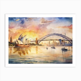 Sydney Harbour Bridge Art Print