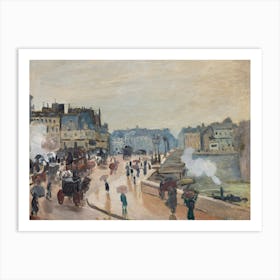 The Pont Neuf (1871), 1, Claude Monet Art Print