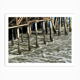 Pier At The Beach Art Print