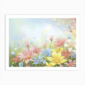 Spring Flowers 1 Art Print