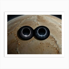 Two Eyes On Mars Art Print
