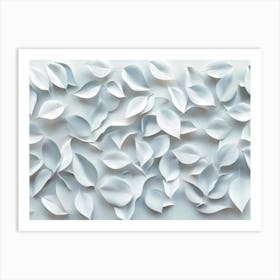 Paper Leaves Art Print