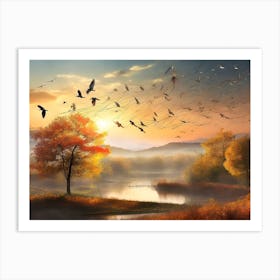 Birds In The Sky 1 Art Print