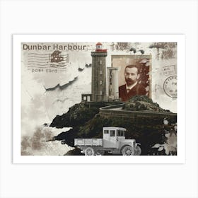 Dunbar Harbour Art Print